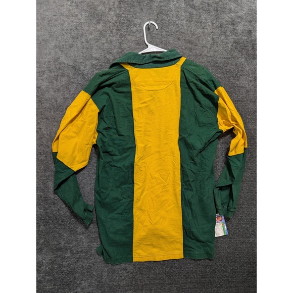 Green Bay Packers Long Sleeve Rugby Shirt Mens NFL The Edge 1992 - Picture 2 of 6